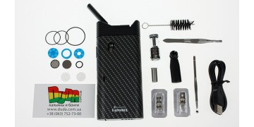 Вапорайзер портативний Fumytech Vapomix Vaporizer E-liquid 2 in1 Kit Black Carbon Fiber (Фумитеч Вапомикс Е ліквід)