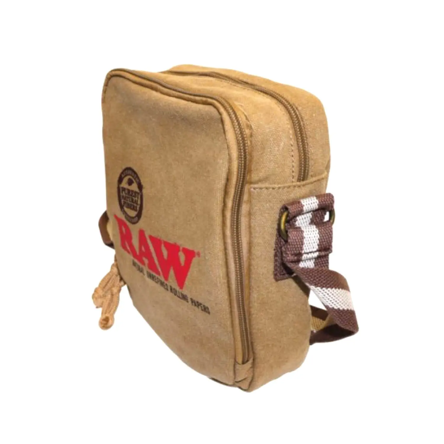 Купить сумку для хранения ROLLING PAPERS X RAW Shoulder Bag Brown