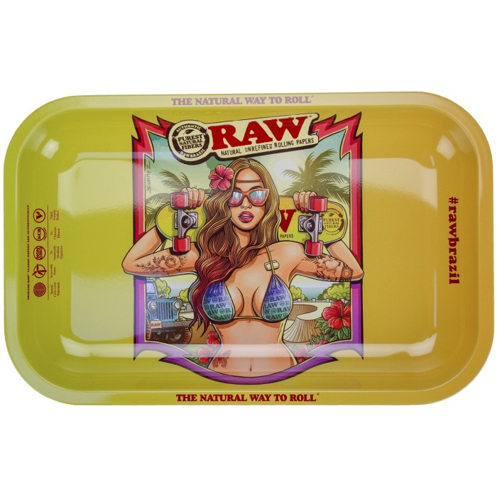 Поднос металлический «RAW Brazil Rolling Tray»