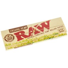 Бумага для самокруток RAW Organic Hemp 1¼
