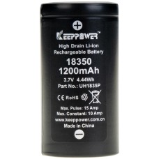 Аккумулятор для вапорайзера KEEPPOWER IMR18350 1200 mAh 10А