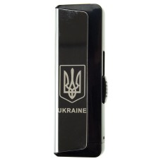 Электроимпульсная USB зажигалка «Ukraine Black»