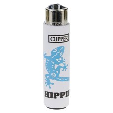 Зажигалка Clipper «Lizard Light blue»
