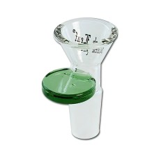 Шліф скляний «Bowl Funnel Light green»