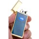 Электроимпульсная USB зажигалка «Casino Gold»