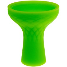 Силіконова чаша для кальяну «Різнобарв'я Green»