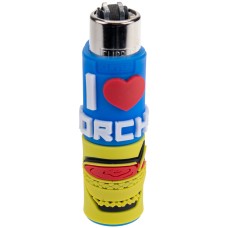 Зажигалка Clipper «I love Borcht»
