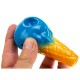 Трубка керамическая «Ice Cream Pipe Blue»