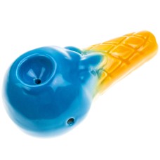 Трубка керамическая «Ice Cream Pipe Blue»