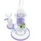 Бонг скляний Incycle Bubbler Keg Perco Purple