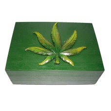 Шкатулка «Зеленый лист»