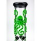 Бонг стеклянный «Зелёный осьминог»