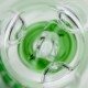 Бонг из боросиликатного стекла «Green spiral»