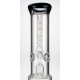 Бонг из боросиликатного стекла Pulsar Borosilicate Quad Perc Black Beaker Bong