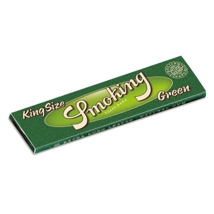 Бумага для самокруток Smoking Green King Size