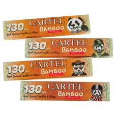 Папір для самокруток Cartel 130 Bamboo Unbleached + Tips
