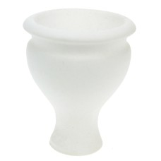 Чаша для кальяну з білої глини «Панночка»