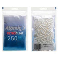 Фильтры для самокруток Atomic Filter Slim 250 шт.