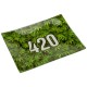 Стеклянный поднос для самокруток «V Syndicate 420 Green Glass Rolling Tray Small»