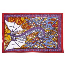 Гобелен хлопковый «Крылатый дракон»