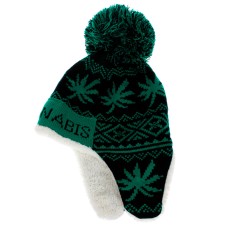 Зимова шапка «Канабіс»
