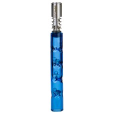 Трубка-вапорайзер стеклянная Black Leaf VAPOLICX Mechanical Vaporizer Blue with balls