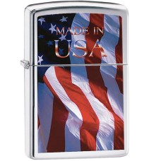 Зажигалка Zippo 200 MADE IN USA FLAG
